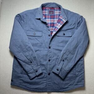 UNTUCKit Men’s Ziata Flannel Lined Button Up Jacket Size XL Buffalo Check tartan